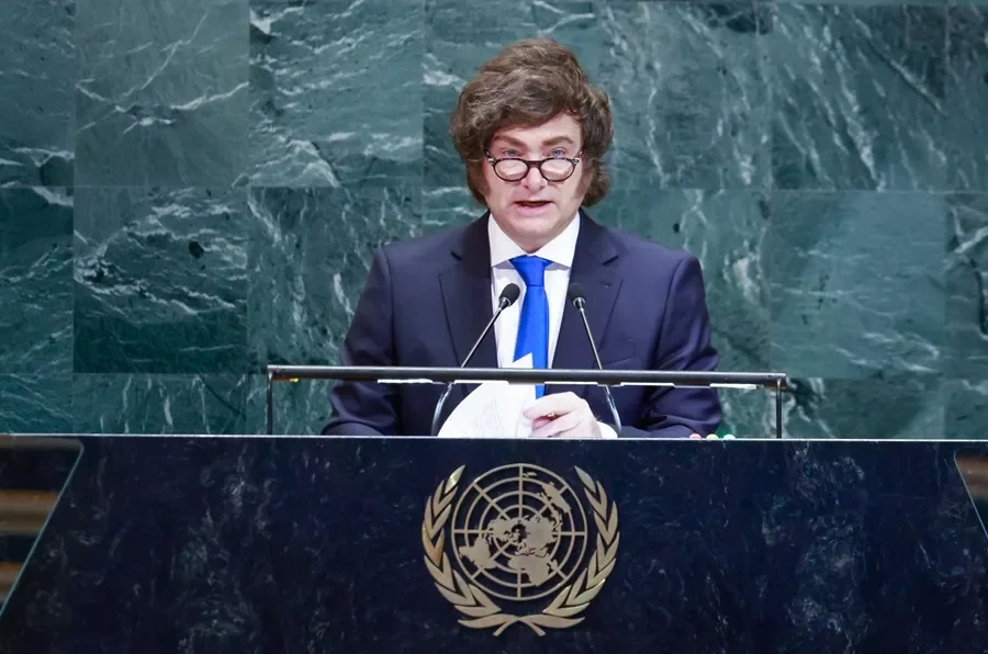 Milei acusa a la izquierda global de usar la «violencia política» y tacha a la ONU de «gobierno de burócratas»