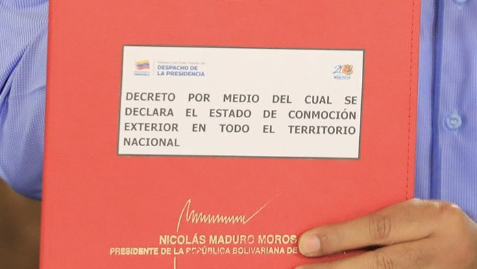 ¿Qué implica el estado de conmoción exterior que declararía Maduro?
