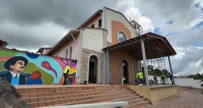Construyen altar y parque en honor de José Gregorio Hernández en su natal Isnotú