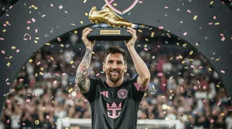 Lionel Messi anotó triplete y gana la bota de oro en la MLS