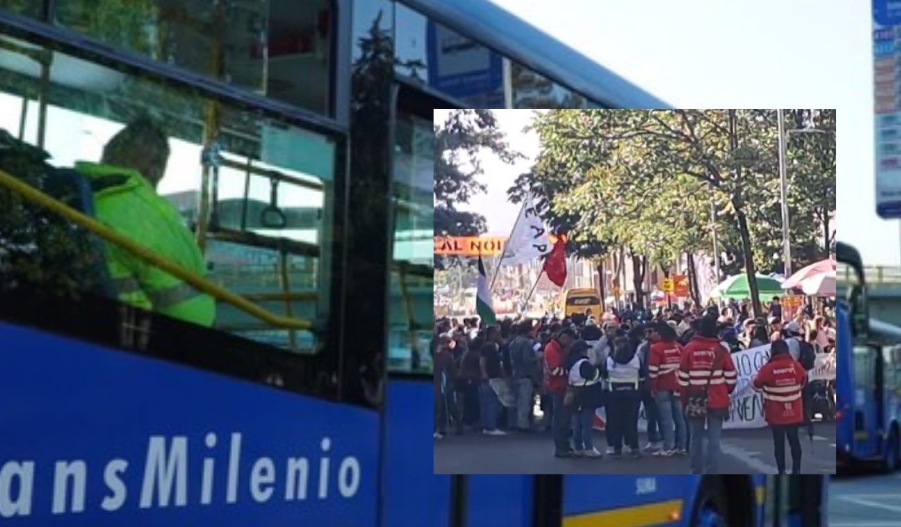 Trancón en Chapinero: TransMilenio activo desvío masivos