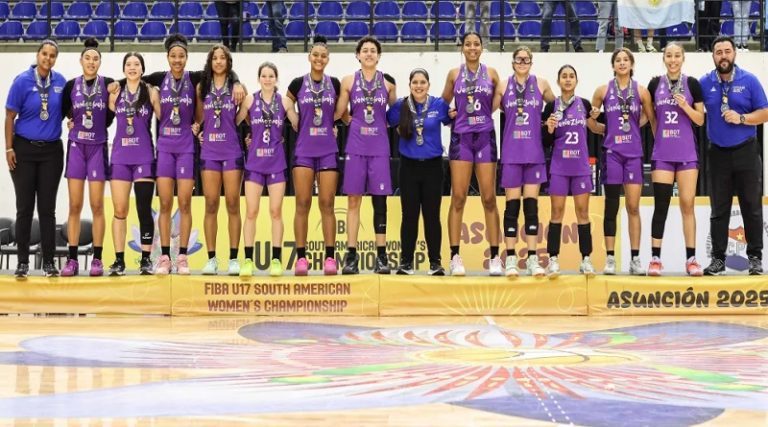 Venezuela brilla con plata en el Suramericano Sub-17 y clasifica a la AmeriCup